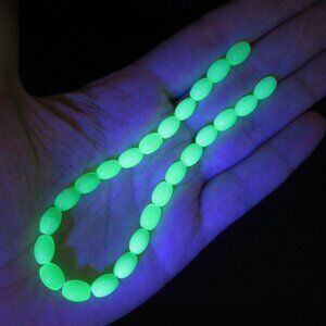 Uranium Glass Beads